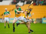 2 June 2012; Conor Mahon, Offaly, in action against David Redmond, Wexford. Leinster GAA Hurling Senior Championship Quarter-Final, Offaly v Wexford, O'Connor Park, Tullamore, Co. Offaly. Picture credit: Stephen McCarthy / SPORTSFILE