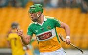 2 June 2012; Joe Bergin, Offaly, celebrates after scoring his side's second goal. Leinster GAA Hurling Senior Championship Quarter-Final, Offaly v Wexford, O'Connor Park, Tullamore, Co. Offaly. Picture credit: Stephen McCarthy / SPORTSFILE