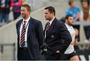 1 September 2017; Cheetahs Coach Rory Duncan, left, and forwards coach Corniel Van Zyl before the Guinness PRO14 Round 1 match between Ulster and Cheetahs at Kingspan Stadium in Belfast. Photo by Oliver McVeigh/Sportsfile