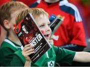 1 September 2017; A young supporter ahead of the Guinness PRO14 Round 1 match between Munster and Benetton at Irish Independent Park in Cork. Photo by Eóin Noonan/Sportsfile