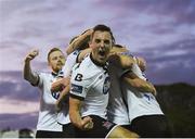 1 September 2017; Dylan Connolly of Dundalk celebrates his side's second goal, scored by team-mate David McMillan, during the SSE Airtricity League Premier Division match between Dundalk and St Patrick's Athletic at Oriel Park in Dundalk. Photo by Seb Daly/Sportsfile