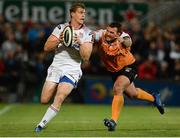 1 September 2017; Andrew Trimble of Ulster is tackled by Johan Coetzee of Cheetahs  during the Guinness PRO14 Round 1 match between Ulster and Cheetahs at Kingspan Stadium in Belfast. Photo by Oliver McVeigh/Sportsfile