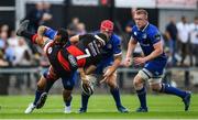 2 September 2017; James Benjamin of Dragons is tackled by Isa Nacewa of Leinster during the Guinness PRO14 Round 1 match between Dragons and Leinster at Rodney Parade in Newport, Wales. Photo by Ramsey Cardy/Sportsfile