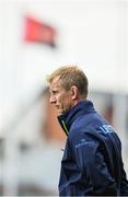 2 September 2017; Leinster head coach Leo Cullen ahead of the Guinness PRO14 Round 1 match between Dragons and Leinster at Rodney Parade in Newport, Wales. Photo by Ramsey Cardy/Sportsfile