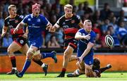 2 September 2017; Rory O'Loughlin of Leinster is tackled by James Benjamin of Dragons during the Guinness PRO14 Round 1 match between Dragons and Leinster at Rodney Parade in Newport, Wales. Photo by Ramsey Cardy/Sportsfile