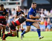 2 September 2017; Cian Healy of Leinster is tackled by Charlie Davies of Dragons during the Guinness PRO14 Round 1 match between Dragons and Leinster at Rodney Parade in Newport, Wales. Photo by Ramsey Cardy/Sportsfile