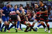 2 September 2017; Seán Cronin of Leinster is tackled by James Thomas of Dragons during the Guinness PRO14 Round 1 match between Dragons and Leinster at Rodney Parade in Newport, Wales. Photo by Ramsey Cardy/Sportsfile