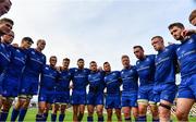 2 September 2017; The Leinster team following the Guinness PRO14 Round 1 match between Dragons and Leinster at Rodney Parade in Newport, Wales. Photo by Ramsey Cardy/Sportsfile