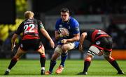 2 September 2017; James Ryan of Leinster is tackled by Angus O'Brien, left, and James Benjamin of Dragons during the Guinness PRO14 Round 1 match between Dragons and Leinster at Rodney Parade in Newport, Wales. Photo by Ramsey Cardy/Sportsfile