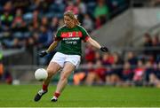 2 September 2017; Cora Staunton of Mayo scores a point during the TG4 Ladies Football All-Ireland Senior Championship Semi-Final match between Cork and Mayo at Kingspan Breffni in Cavan. Photo by Sam Barnes/Sportsfile