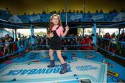 2 September 2017; Hollly Hannon, age 7, from Prosperous, Co Kildare, competes in a dance-off at Electric Ireland's Throwback Stage at Electric Picnic, during some 90s nostalgia fun. Electric Ireland, the official energy partner of Electric Picnic, will screen some rad old school movies with family friendly activities and the best poptastic throwback tunes throughout the weekend. Check out festival highlights at facebook.com/ElectricIreland #ThrowbackStage. Photo by Cody Glenn/Sportsfile