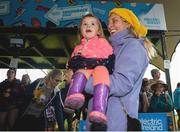 2 September 2017; Ava Voakes, age 2, from Cabra, Dublin, watches the dance-off with her mother Barbara Voakes at Electric Ireland's Throwback Stage at Electric Picnic, during some 90s nostalgia fun. Electric Ireland, the official energy partner of Electric Picnic, will screen some rad old school movies with family friendly activities and the best poptastic throwback tunes throughout the weekend. Check out festival highlights at facebook.com/ElectricIreland #ThrowbackStage. Photo by Cody Glenn/Sportsfile
