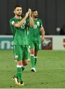 2 September 2017; Robbie Brady of Republic of Ireland at the end of the  FIFA World Cup Qualifier Group D match between Georgia and Republic of Ireland at Boris Paichadze Dinamo Arena in Tbilisi, Georgia. Photo by David Maher/Sportsfile