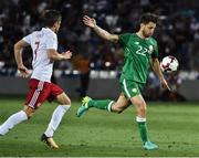 2 September 2017; Harry Arter of Republic of Ireland in action against Jano Ananidze of Georgia during the FIFA World Cup Qualifier Group D match between Georgia and Republic of Ireland at Boris Paichadze Dinamo Arena in Tbilisi, Georgia. Photo by David Maher/Sportsfile