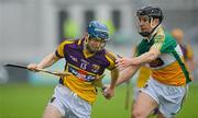 2 June 2012; Rory Jacob, Wexford, in action against David Franks, Offaly. Leinster GAA Hurling Senior Championship Quarter-Final, Offaly v Wexford, O'Connor Park, Tullamore, Co. Offaly. Picture credit: Ray McManus / SPORTSFILE