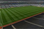 3 September 2017; A general view of Croke Park five hours before the GAA Hurling All-Ireland Senior Championship Final match between Galway and Waterford at Croke Park in Dublin. Photo by Ray McManus/Sportsfile