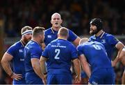 2 September 2017; Devin Toner, left, and Scott Fardy of Leinster during the Guinness PRO14 Round 1 match between Dragons and Leinster at Rodney Parade in Newport, Wales. Photo by Ramsey Cardy/Sportsfile