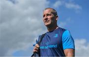 2 September 2017; Leinster senior coach Stuart Lancaster ahead of the Guinness PRO14 Round 1 match between Dragons and Leinster at Rodney Parade in Newport, Wales. Photo by Ramsey Cardy/Sportsfile