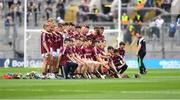 3 September 2017; Galway Minor team pose for a picture prior to the Electric Ireland GAA Hurling All-Ireland Minor Championship Final match between Galway and Cork at Croke Park in Dublin. Photo by Eóin Noonan/Sportsfile
