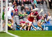 3 September 2017; Evan Sheehan of Cork in action against Caimin Killeen of Galway during the Electric Ireland GAA Hurling All-Ireland Minor Championship Final match between Galway and Cork at Croke Park in Dublin. Photo by Eóin Noonan/Sportsfile