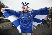 3 September 2017; Waterford supporter Kassie O'Mahoney from Waterford City prior to the GAA Hurling All-Ireland Senior Championship Final match between Galway and Waterford at Croke Park in Dublin. Photo by Stephen McCarthy/Sportsfile