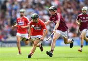 3 September 2017; Barry Murphy of Cork in action against Ben Moran of Galway during the Electric Ireland GAA Hurling All-Ireland Minor Championship Final match between Galway and Cork at Croke Park in Dublin. Photo by Sam Barnes/Sportsfile