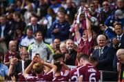 3 September 2017; Galway captain Darren Morrissey lifts the cup after the Electric Ireland GAA Hurling All-Ireland Minor Championship Final match between Galway and Cork at Croke Park in Dublin. Photo by Eóin Noonan/Sportsfile