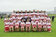 3 September 2017; The Derry Squad before the TG4 Ladies Football All Ireland Junior Championship Semi-Final match between Carlow and Derry at Lannleire in Dunleer, Co Louth. Photo by Matt Browne/Sportsfile