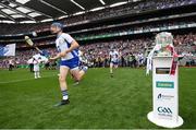 3 September 2017; Austin Gleeson of Waterford runs out prior to the GAA Hurling All-Ireland Senior Championship Final match between Galway and Waterford at Croke Park in Dublin. Photo by Stephen McCarthy/Sportsfile