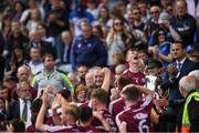 3 September 2017; Galway captain Darren Morrissey celebrates with cup after the Electric Ireland GAA Hurling All-Ireland Minor Championship Final match between Galway and Cork at Croke Park in Dublin.