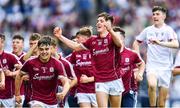 3 September 2017; Simon Thomas of Galway celebrates in a lap of honour after the Electric Ireland GAA Hurling All-Ireland Minor Championship Final match between Galway and Cork at Croke Park in Dublin. Photo by Sam Barnes/Sportsfile