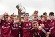 3 September 2017; Galway team celebrates after the Electric Ireland GAA Hurling All-Ireland Minor Championship Final match between Galway and Cork at Croke Park in Dublin. Photo by Sam Barnes/Sportsfile