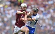 3 September 2017; Joe Canning of Galway is tackled by Pauric Mahony of Waterford during the GAA Hurling All-Ireland Senior Championship Final match between Galway and Waterford at Croke Park in Dublin. Photo by Ramsey Cardy/Sportsfile