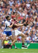 3 September 2017; Jonathan Glynn of Galway in action against Barry Coughlan of Waterford during the GAA Hurling All-Ireland Senior Championship Final match between Galway and Waterford at Croke Park in Dublin. Barry Coughlan