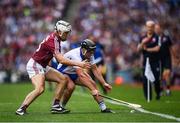 3 September 2017; Jake Dillon of Waterford in action against Daithí Burke of Galway during the GAA Hurling All-Ireland Senior Championship Final match between Galway and Waterford at Croke Park in Dublin. Photo by Stephen McCarthy/Sportsfile