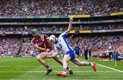 3 September 2017; Shane Bennett of Waterford in action against Adrian Tuohy of Galway during the GAA Hurling All-Ireland Senior Championship Final match between Galway and Waterford at Croke Park in Dublin. Photo by Stephen McCarthy/Sportsfile