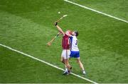 3 September 2017; Jonathan Glynn of Galway in action against Barry Coughlan of Waterford during the GAA Hurling All-Ireland Senior Championship Final match between Galway and Waterford at Croke Park in Dublin. Photo by Daire Brennan/Sportsfile