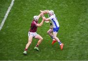 3 September 2017; Shane Bennett of Waterford in action against Gearóid McInerney of Galway during the GAA Hurling All-Ireland Senior Championship Final match between Galway and Waterford at Croke Park in Dublin. Photo by Daire Brennan/Sportsfile