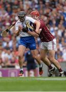 3 September 2017; Jonathan Glynn of Galway in action against Pauric Mahony of Waterford during the GAA Hurling All-Ireland Senior Championship Final match between Galway and Waterford at Croke Park in Dublin. Photo by Piaras Ó Mídheach/Sportsfile