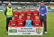 5 June 2012; The St. Colmcille's NS, Templemore, Co. Tipperary, team. An Post FAI Primary Schools 5-a-Side All-Ireland Finals, Tallaght Stadium, Tallaght, Dublin. Picture credit: Barry Cregg / SPORTSFILE