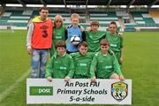 5 June 2012; The Brierhill NS, Co. Galway, team. An Post FAI Primary Schools 5-a-Side All-Ireland Finals, Tallaght Stadium, Tallaght, Dublin. Picture credit: Barry Cregg / SPORTSFILE