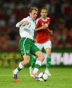 4 June 2012; Aiden McGeady, Republic of Ireland, in action against Hungary. Friendly International, Hungary v Republic of Ireland, Ferenc Puskás Stadium, Budapest, Hungary. Picture credit: David Maher / SPORTSFILE