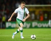 4 June 2012; Damien Duff, Republic of Ireland, in action against Hungary. Friendly International, Hungary v Republic of Ireland, Ferenc Puskás Stadium, Budapest, Hungary. Picture credit: David Maher / SPORTSFILE