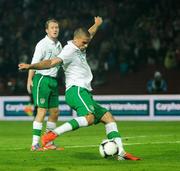 4 June 2012; Jonathan Walters, Republic of Ireland, in action against  Hungary. Friendly International, Hungary v Republic of Ireland, Ferenc Puskás Stadium, Budapest, Hungary. Picture credit: David Maher / SPORTSFILE