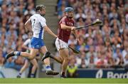 3 September 2017; Johnny Coen of Galway  in action against Philip Mahony of Waterford during the GAA Hurling All-Ireland Senior Championship Final match between Galway and Waterford at Croke Park in Dublin. Photo by Piaras Ó Mídheach/Sportsfile