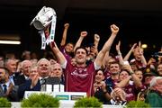 3 September 2017; Galway captain David Burke lifts the Liam MacCarthy cup after the GAA Hurling All-Ireland Senior Championship Final match between Galway and Waterford at Croke Park in Dublin. Photo by Brendan Moran/Sportsfile