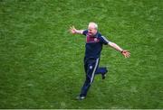 3 September 2017; Galway manager Mícheál Donoghue celebrates after the GAA Hurling All-Ireland Senior Championship Final match between Galway and Waterford at Croke Park in Dublin. Photo by Daire Brennan/Sportsfile