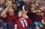 3 September 2017; Galway's Joe Canning celebrates with his mother Josephine following the GAA Hurling All-Ireland Senior Championship Final match between Galway and Waterford at Croke Park in Dublin. Photo by Ramsey Cardy/Sportsfile