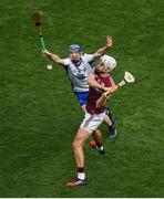 3 September 2017; Jason Flynn of Galway in action against Kieran Bennett of Waterford during the GAA Hurling All-Ireland Senior Championship Final match between Galway and Waterford at Croke Park in Dublin. Photo by Daire Brennan/Sportsfile