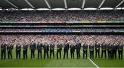 3 September 2017; The Kilkenny 1992 team who were honoured during the GAA Hurling All-Ireland Senior Championship Final match between Galway and Waterford at Croke Park in Dublin. Photo by Seb Daly/Sportsfile